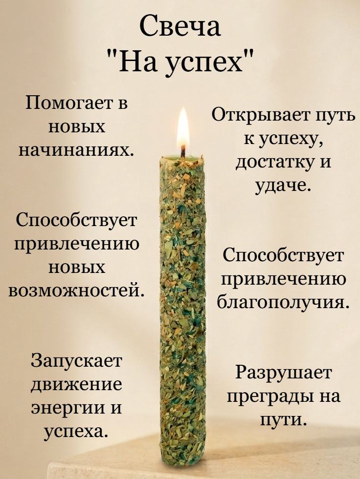 Магическая свеча "На успех"